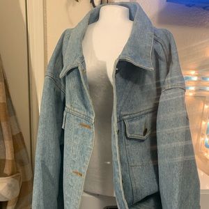 Kolorway Coffee Cup Stitched Jean Jacket
